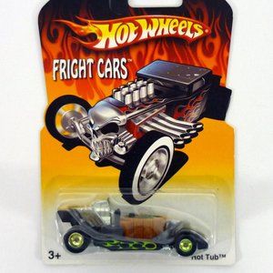Hot Wheels Hot Tub Fright Cars Real Riders Black Die-Cast Car 2007